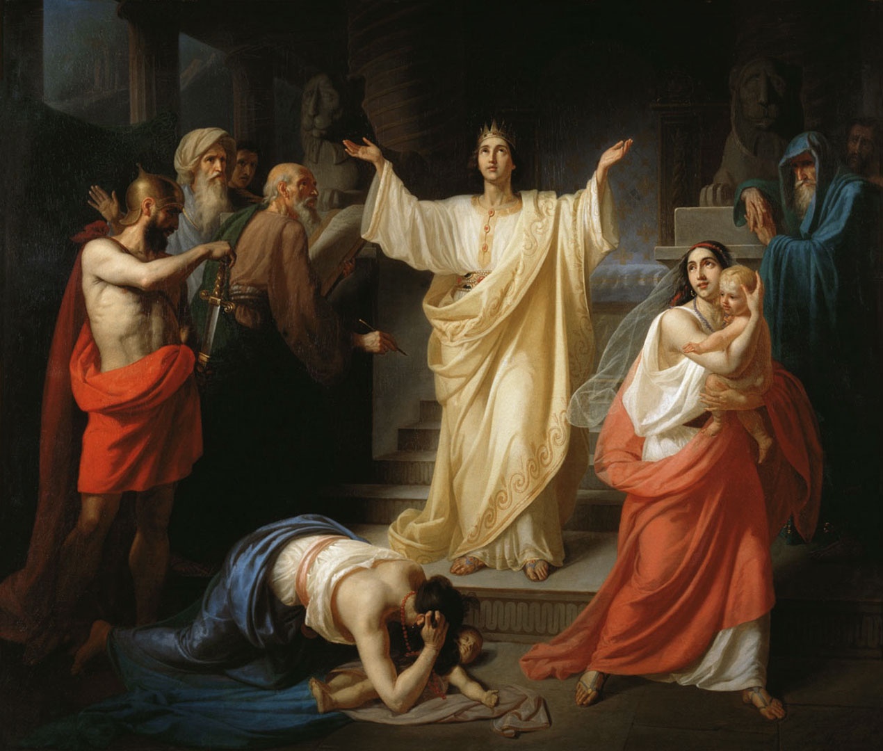 К. Флавицкий. Суд Соломона. 1854