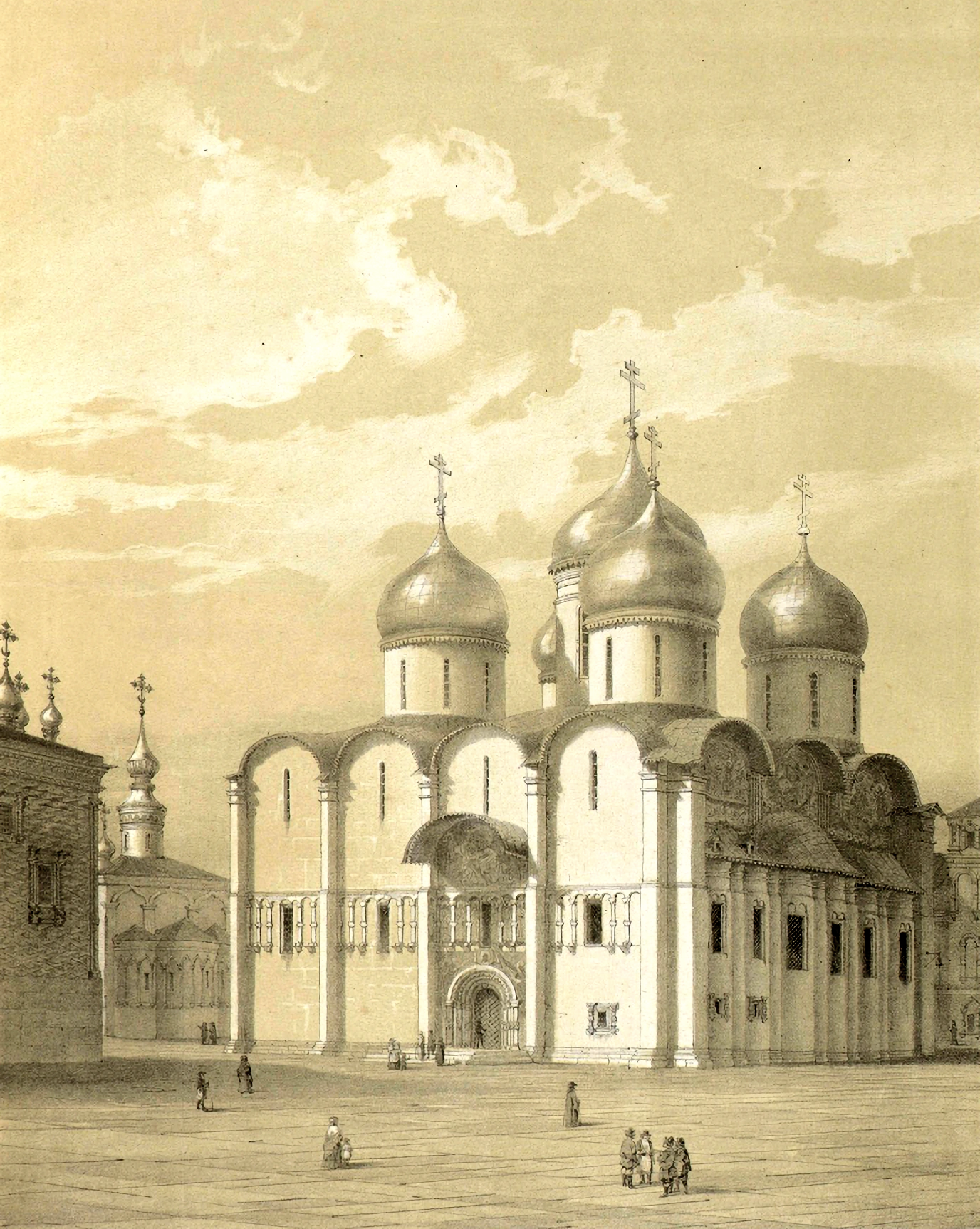 Успенский собор в Москве. 1856