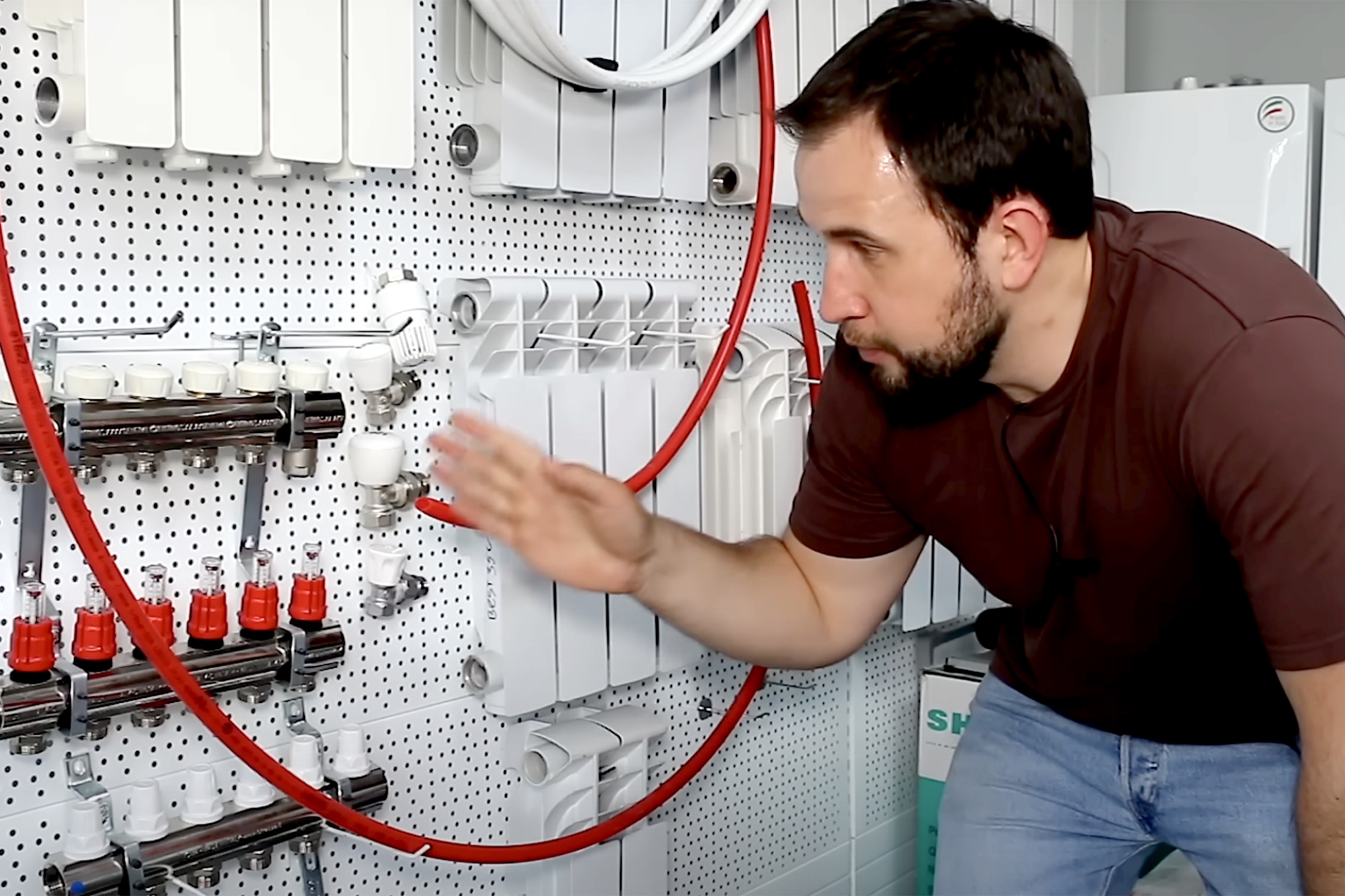 монтаж водяного пола