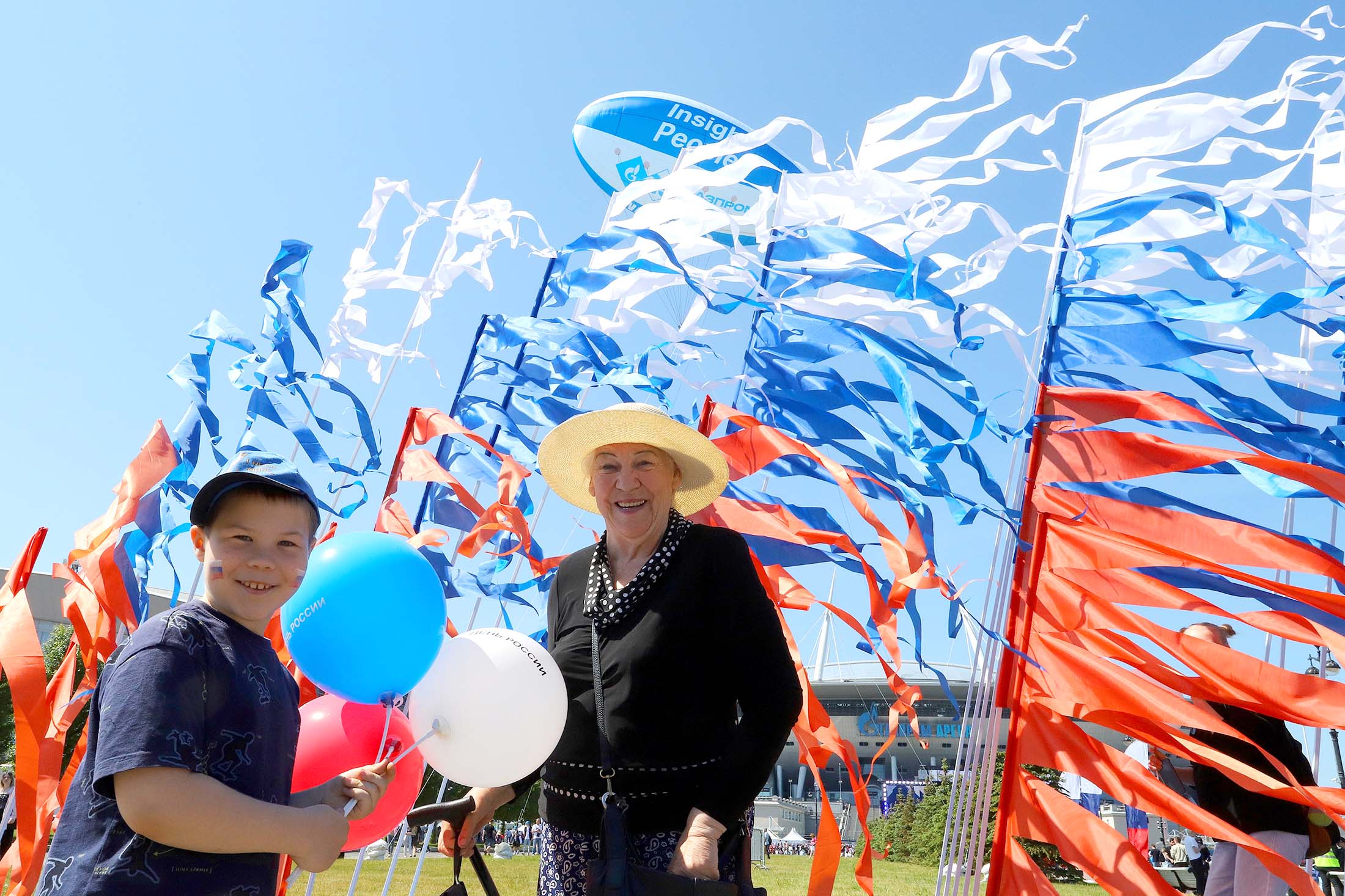 бабушка с внуком