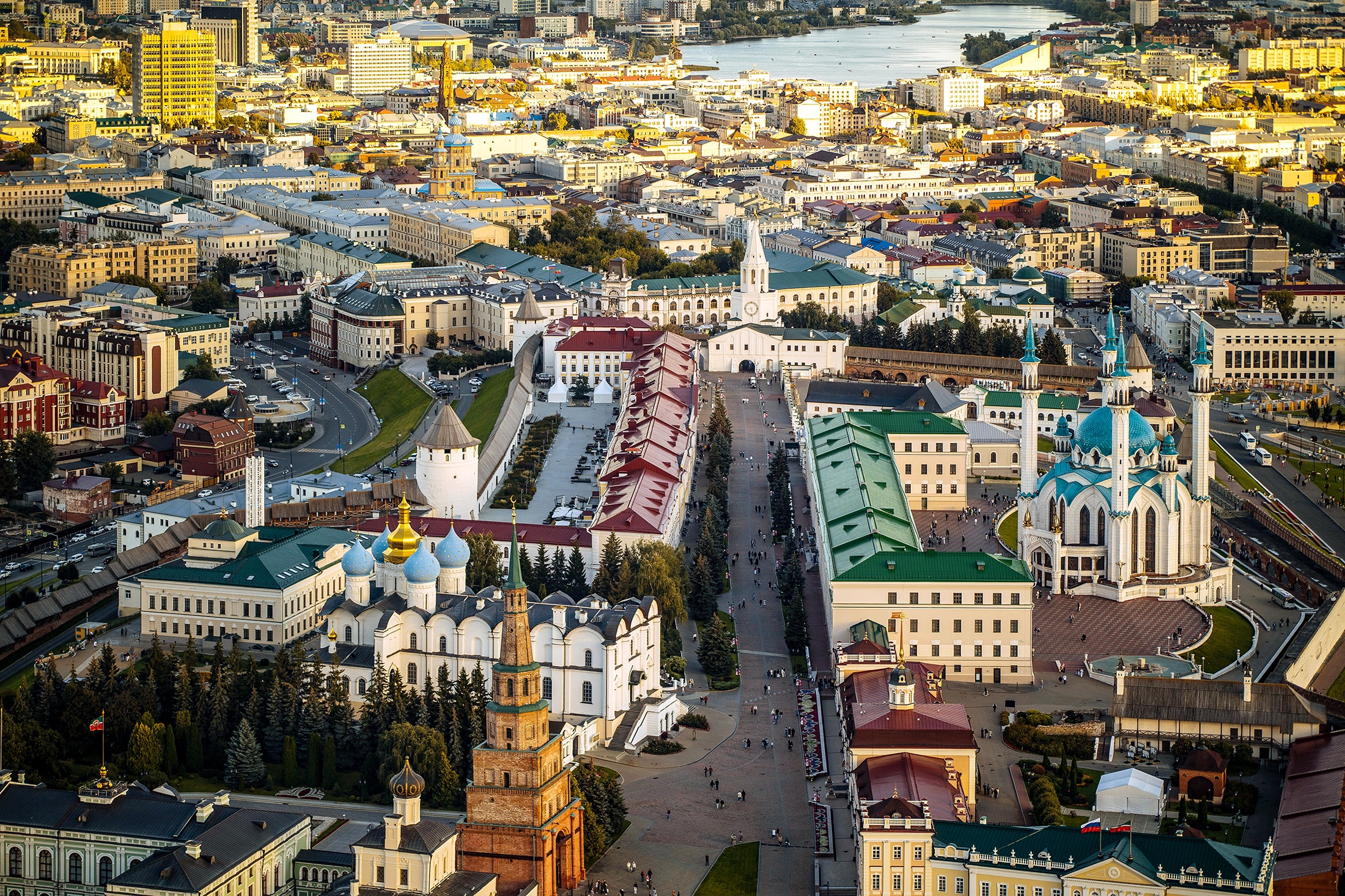 Казанский кремль в Казани вид