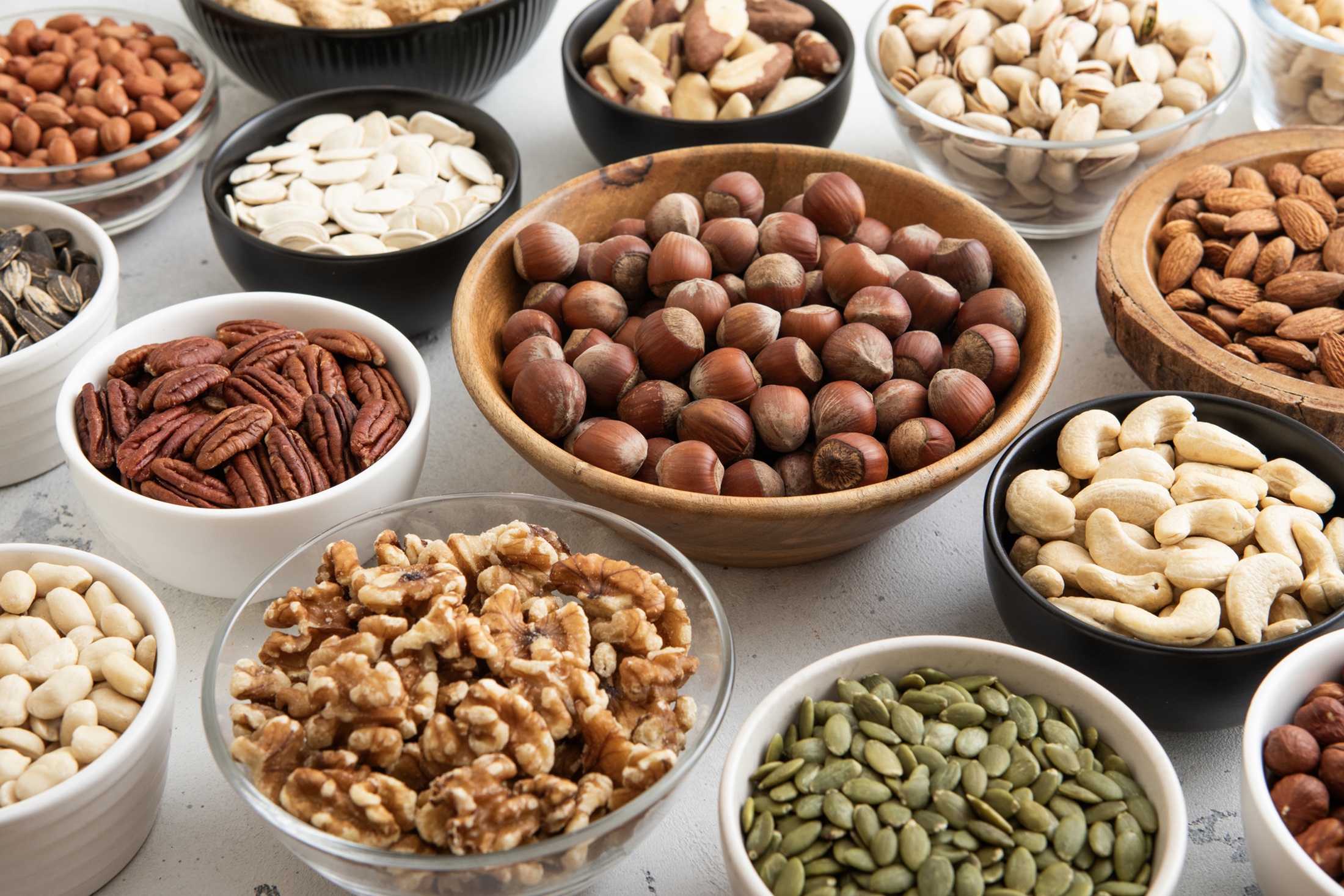 Орехи и семена.