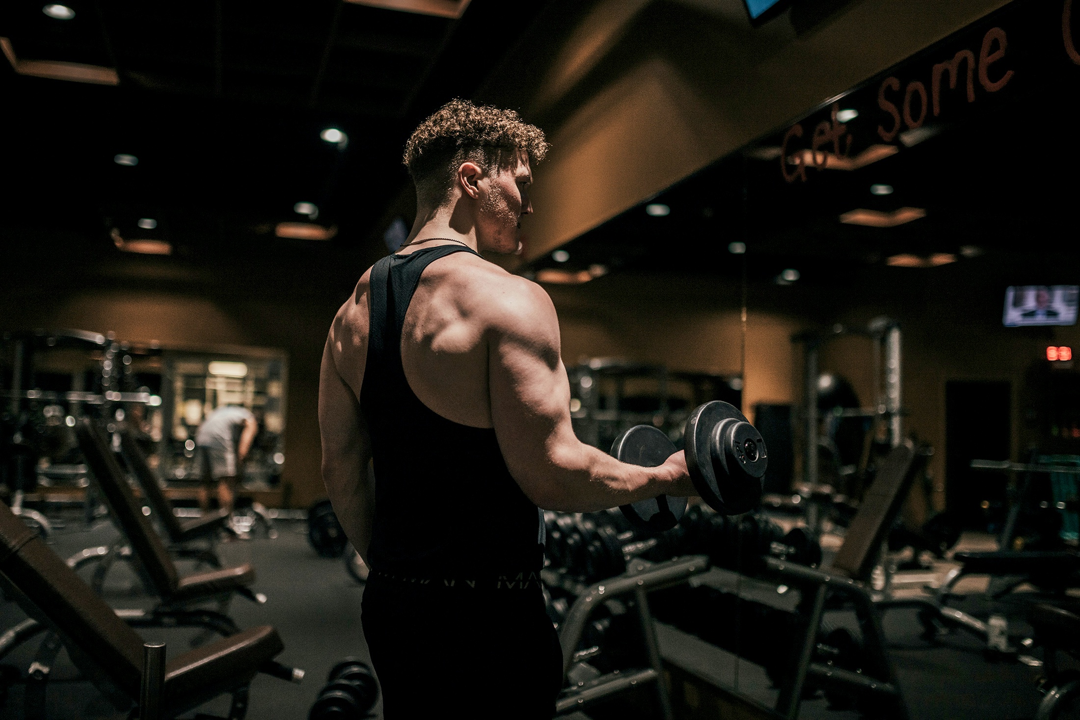 тренировка мужчины