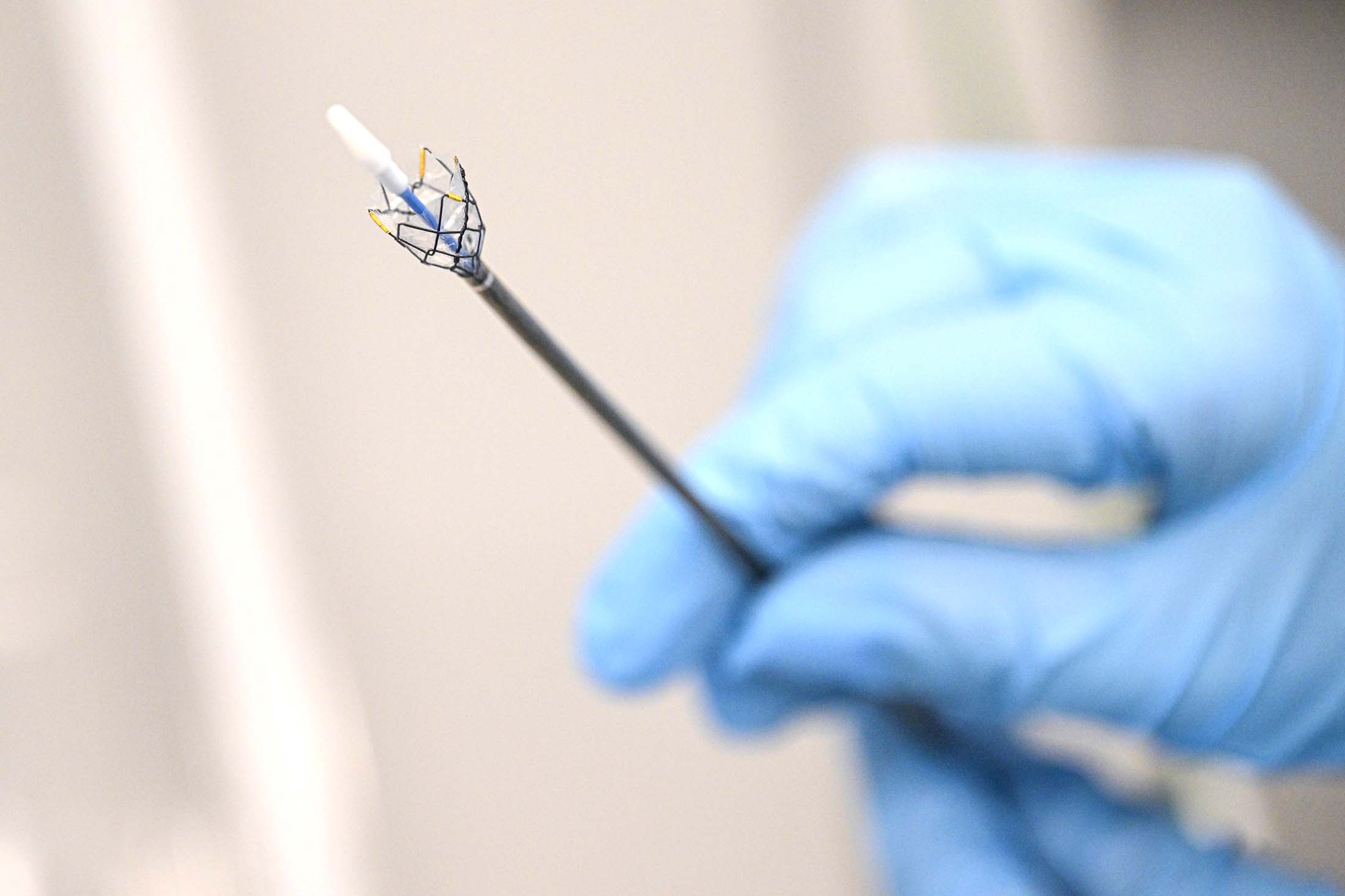 Венозный стент в кабинете эндоскопии нового флагманского центра Научно-исследовательского института скорой помощи имени Н. В. Склифосовского.