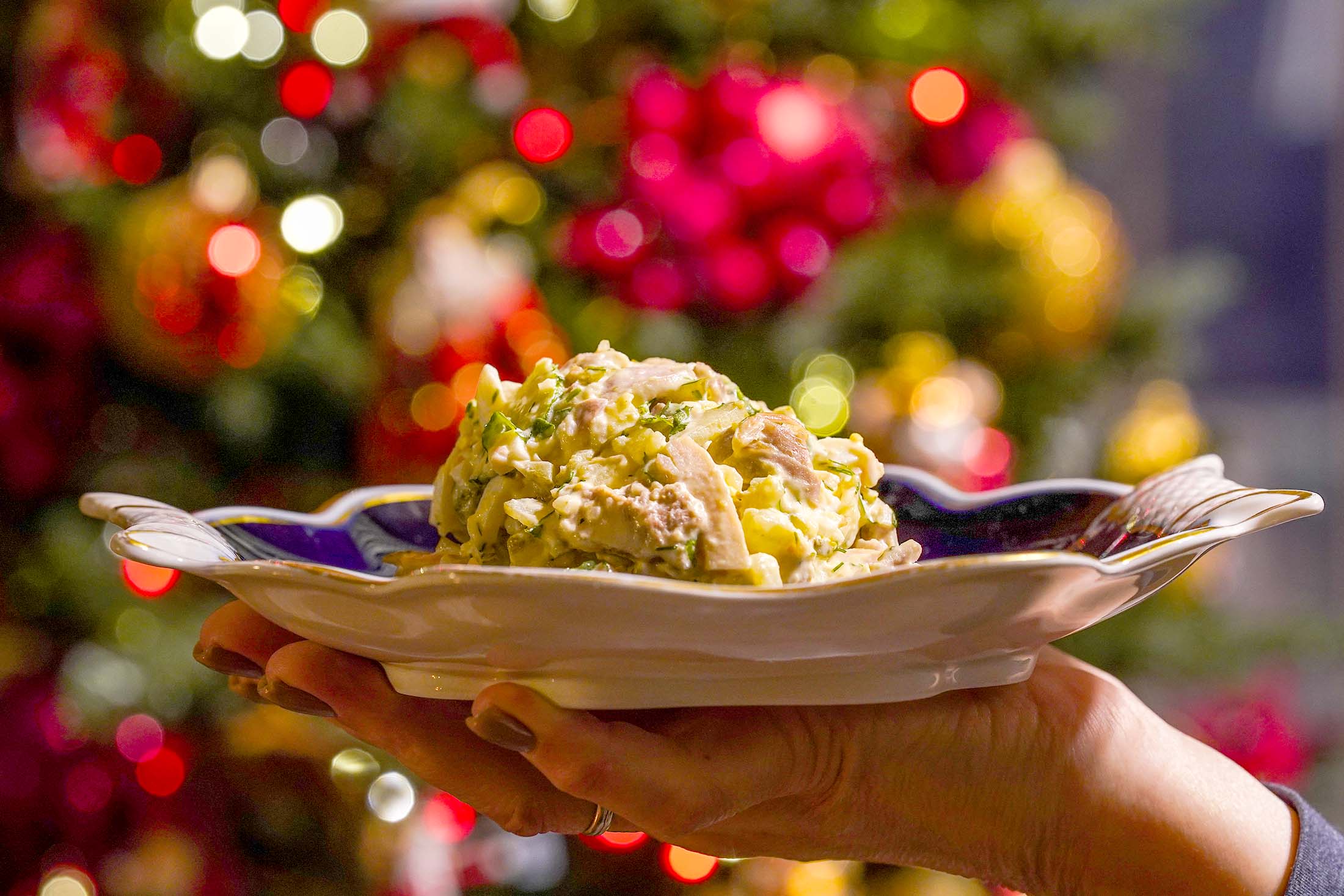 оливье салат в новый год