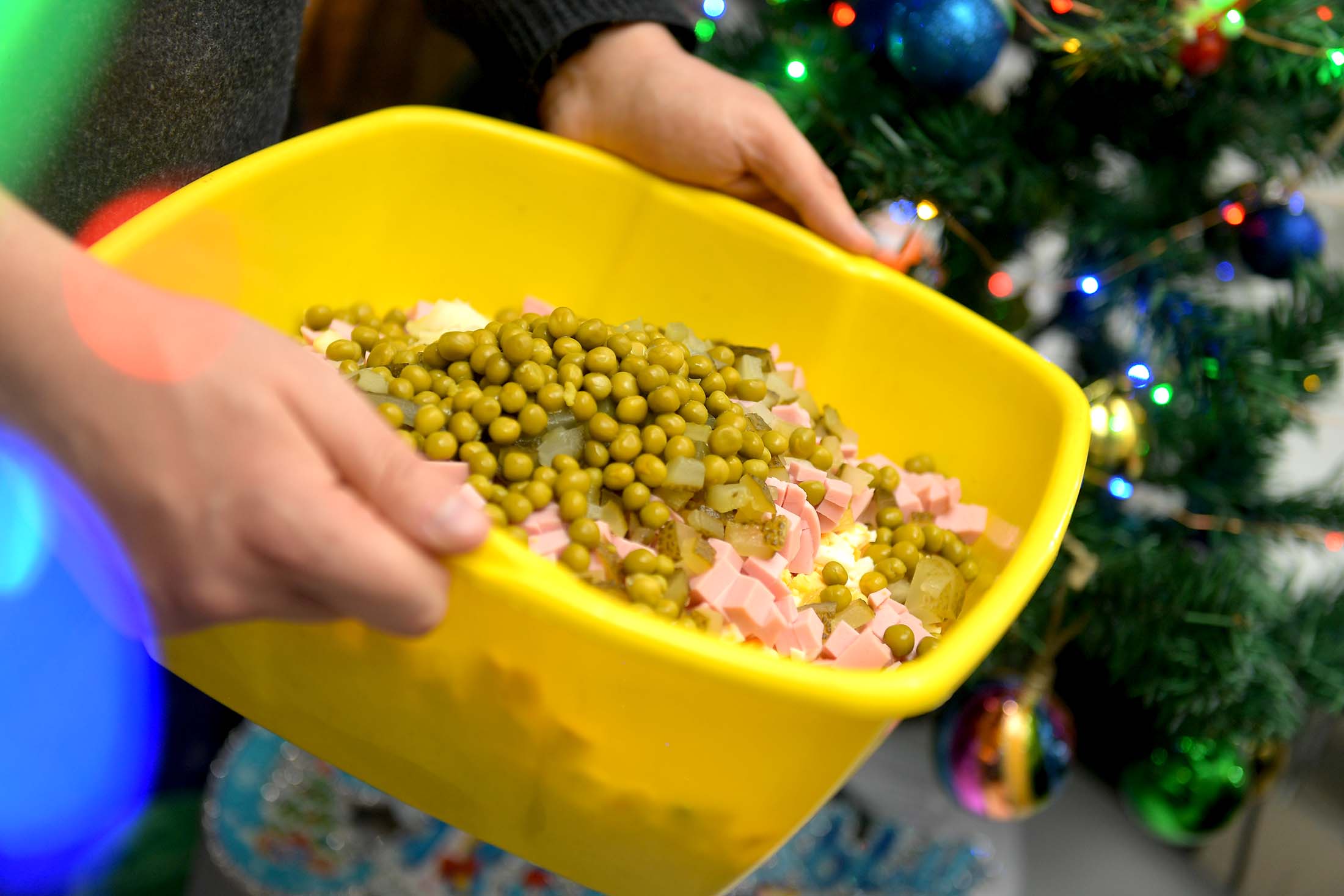 оливье салат в новый год