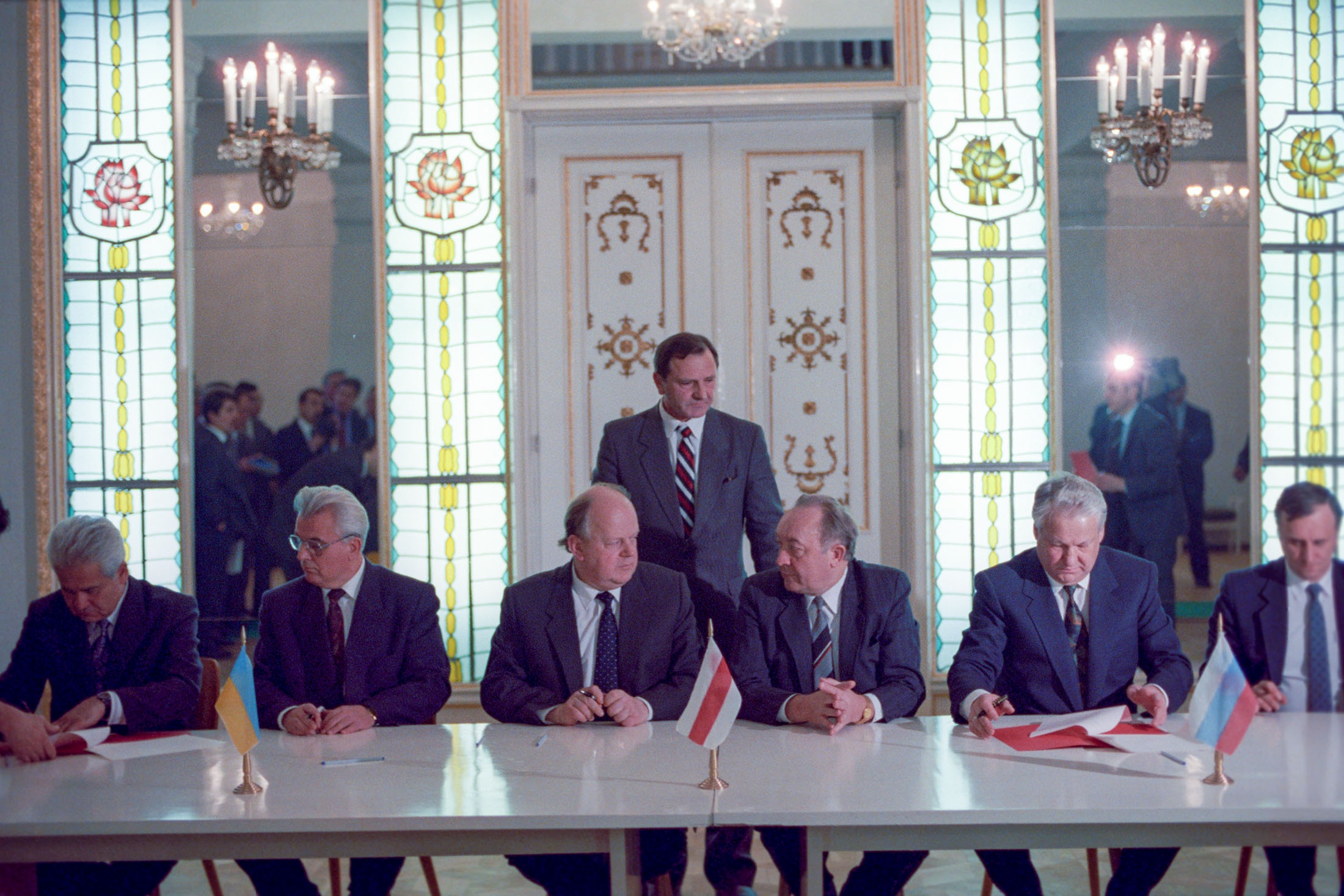 Подписание беловежских соглашений 