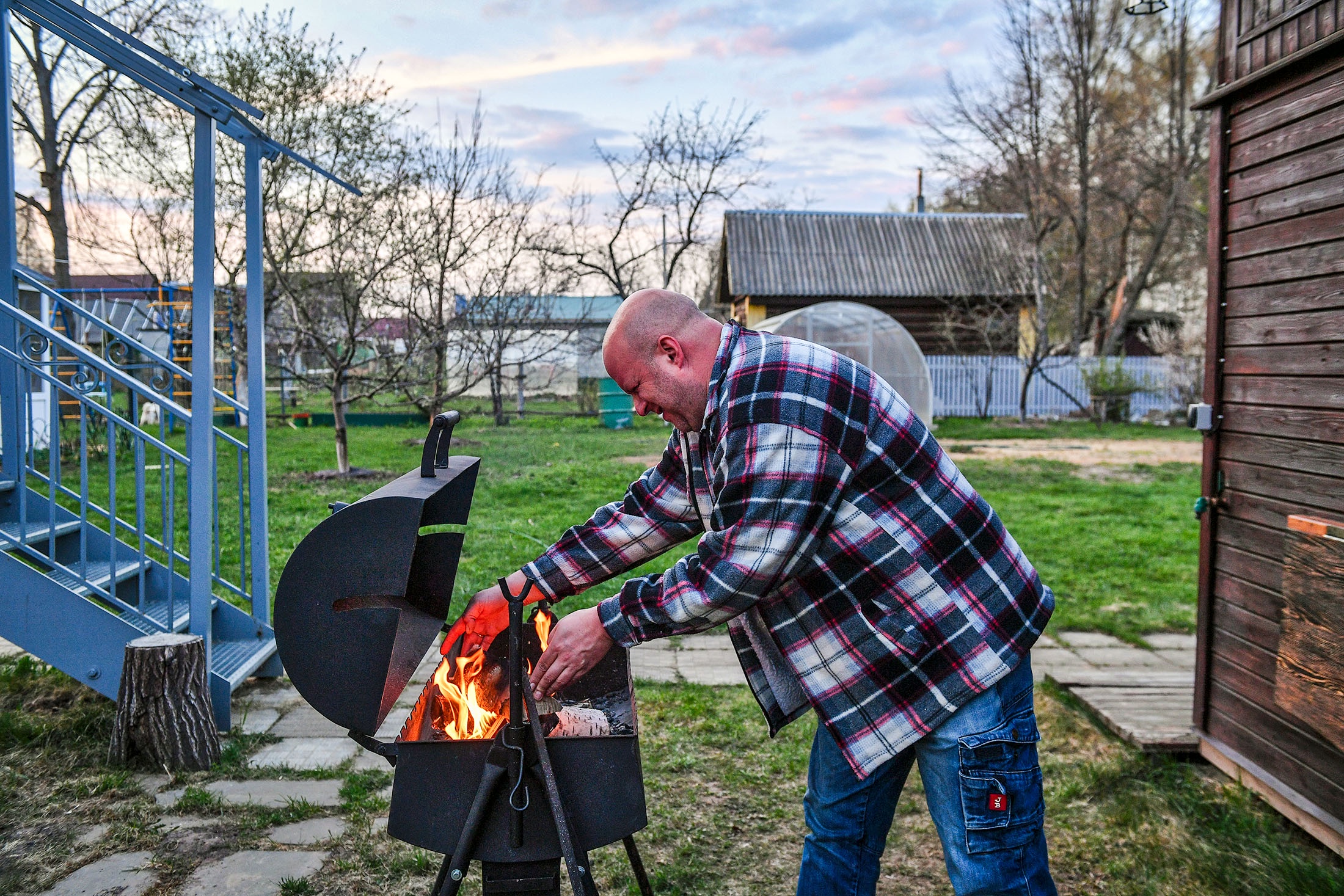 шашлык на мангале