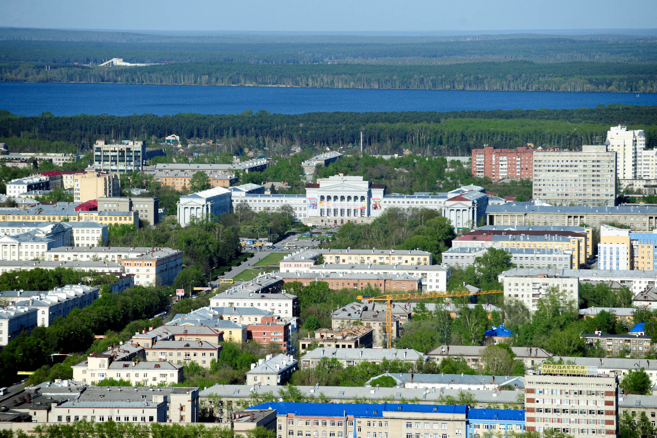 УрФУ вид на город