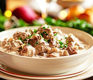 Бефстроганов от Елены Молоховец