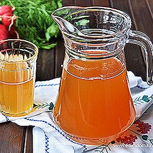 Окрошечный квас с изюмом