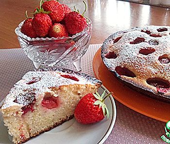 Пирог с клубникой из Гатчины