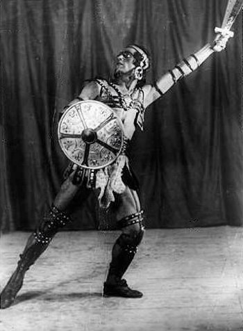 Игорь Моисеев в партии Мато в балете "Саламбо". 1932