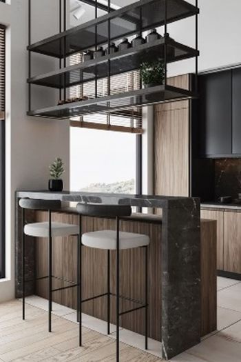 Модульная мебель на кухне.