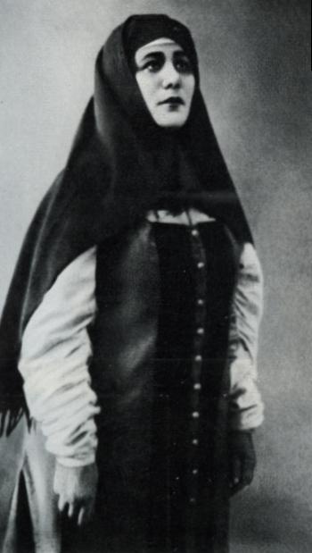 Евгения Збруева в роли Марфы в опере "Хованщина". 1911