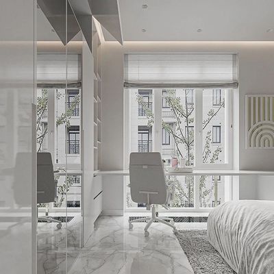 комната в светлых тонах