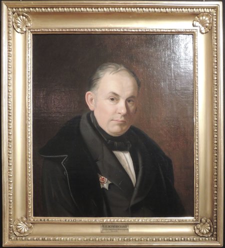 Ф. Игин с оригинала Т. Ф. Гильдебрандта. В. А. Жуковский. 1854 г. Всероссийский музей А. С. Пушкина.