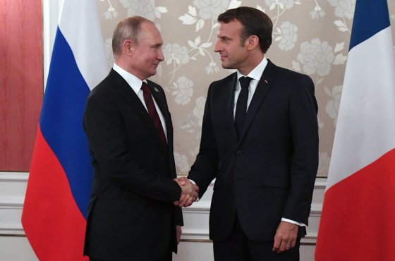 Путин и Макрон обсудят Украину, Сирию и диалог РФ с Евросоюзом