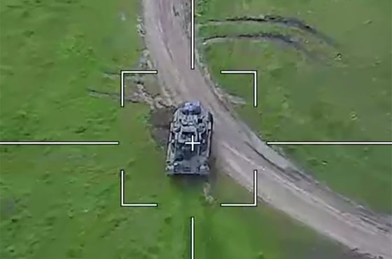Опубликованы кадры уничтожения немецкой ЗСУ Gepard на Украине