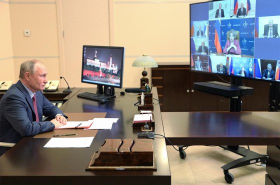 Владимир Путин заявил о превращении Украины в анти-Россию