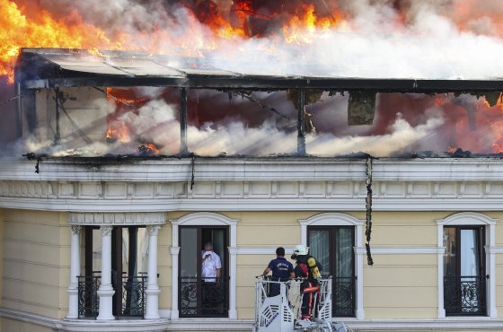 В Бодруме эвакуированы постояльцы пятизвездочных отелей