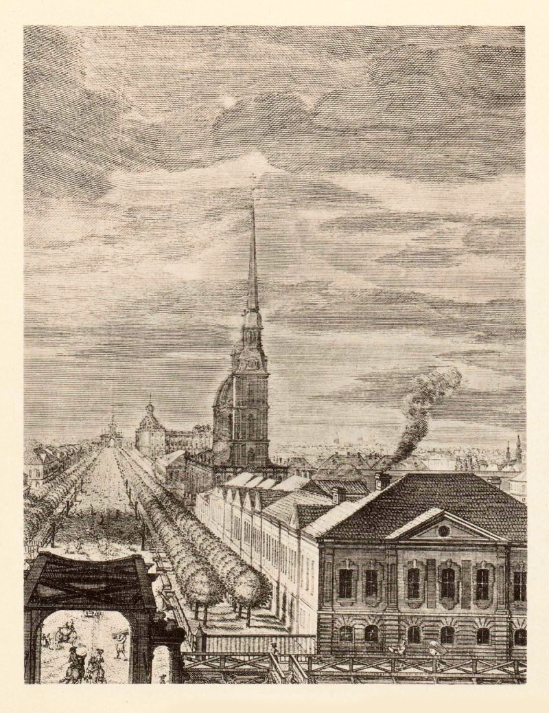 Церковь Рождества Пресвятой Богородицы на Невском. Из книги А. Аплаксина "Казанский собор, 1811-1911 в Санкт-Петербурге"