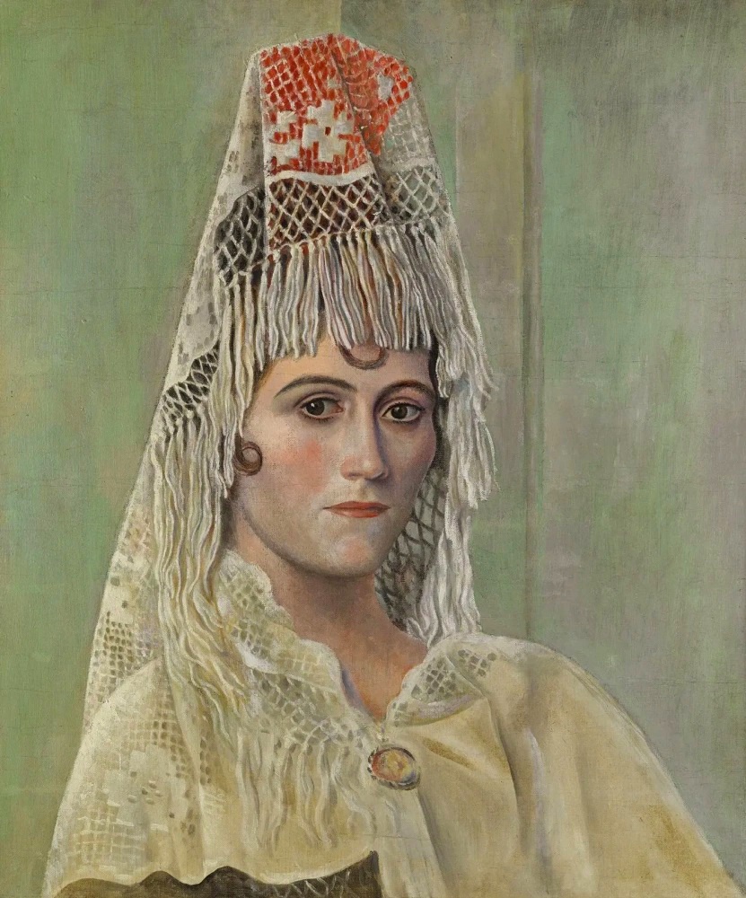 П. Пикассо. Ольга Хохлова в мантилье. 1917