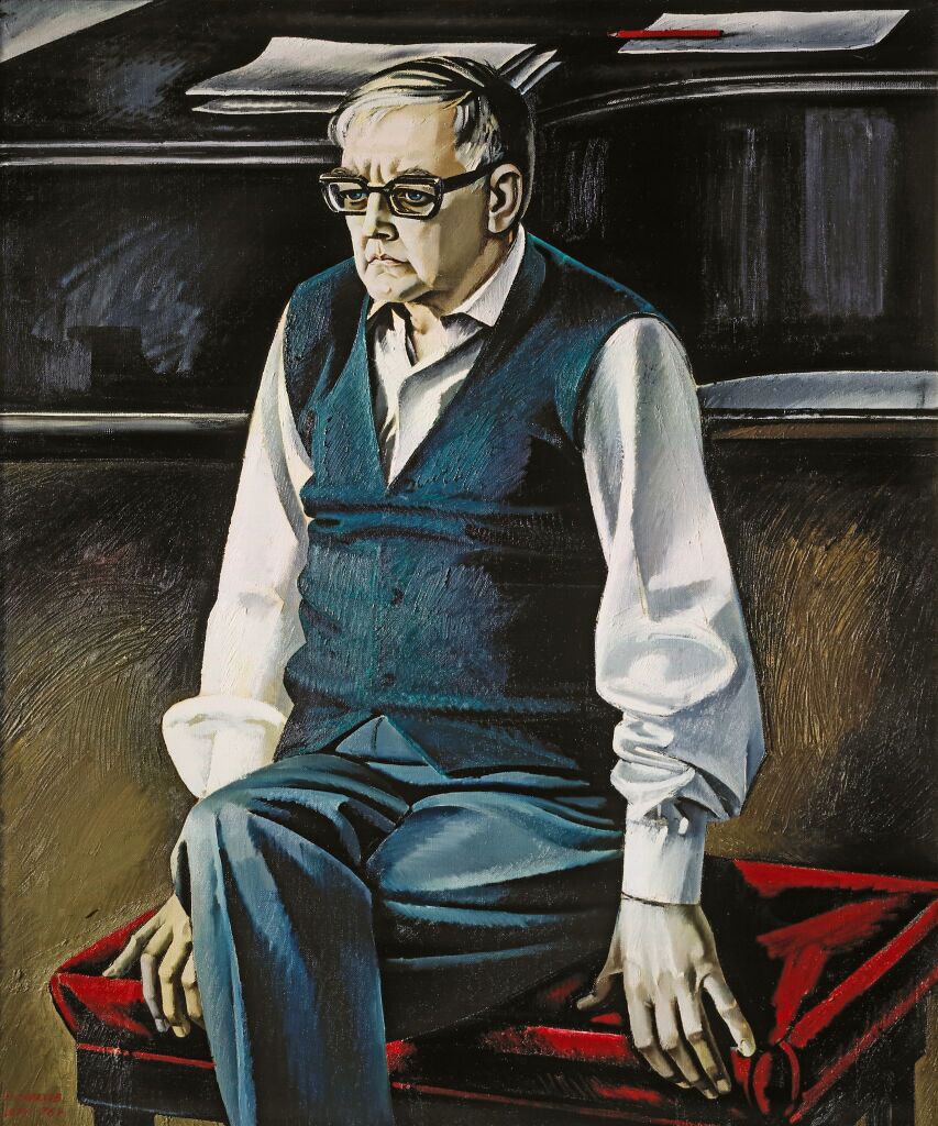 Т. Салахов. Портрет Шостаковича. 1974-1976