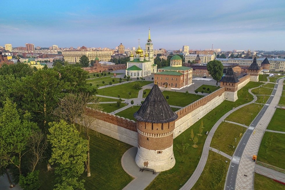 Тульский кремль во время заката