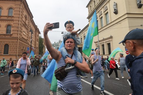 День ВДВ в Санкт-Петербурге.