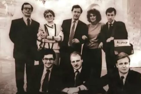 Начало 1990-х. Команда программы "Вести". 