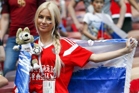 Болельщица сборной России 
