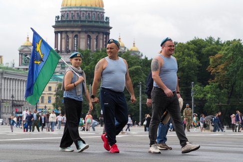  День ВДВ в Санкт-Петербурге.