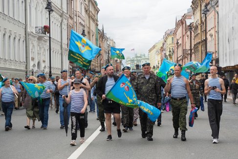  День ВДВ в Санкт-Петербурге.