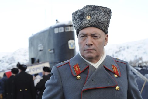 2009 год. Актер Юрий Цурило на съемках фильма режиссера Сергея Боброва "Робинзон".