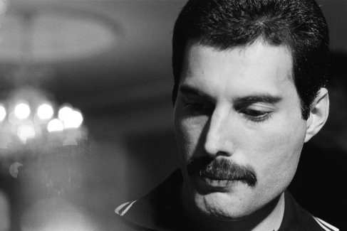 1982 год. Фредди Меркьюри во время интервью журналу "Music Life".
