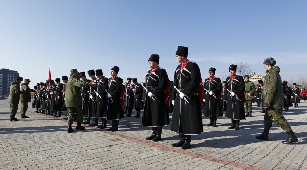 Выехали казаки. Выехали казаки