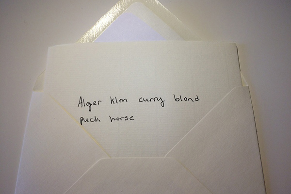 Придуманные кодовые фразы школьница отправляет заказчикам почтой.