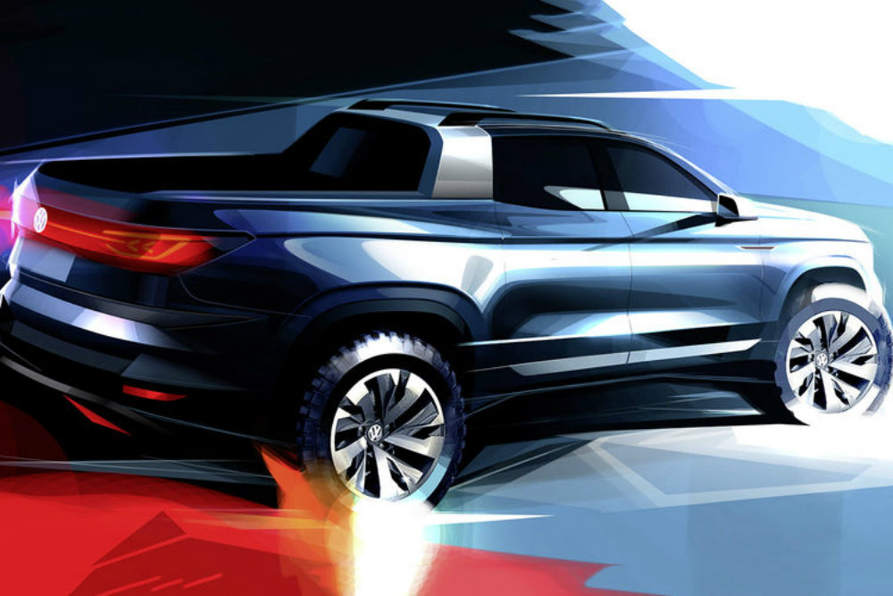 Volkswagen показал дизайн нового пикапа - Российская газета