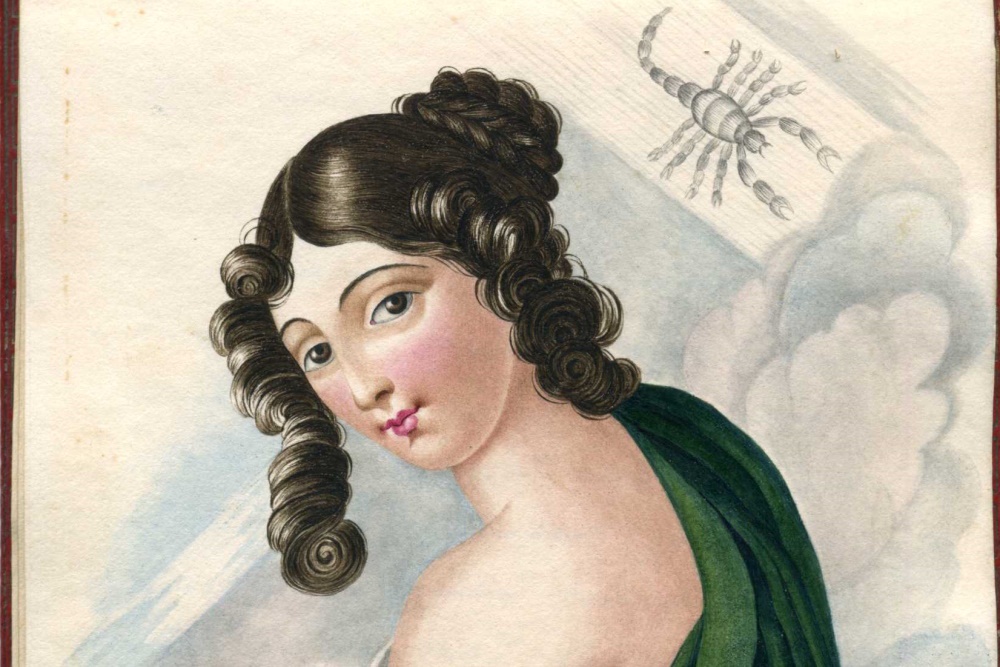 Любопытен альбом стихотворений и рисунков 30-х-40-х годов XIX века, принадлежавший неизвестной молодой девушке.