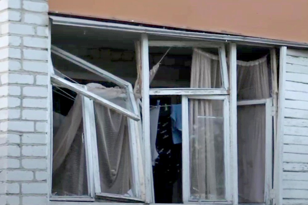 Последствия атаки беспилотников ВСУ на Елец