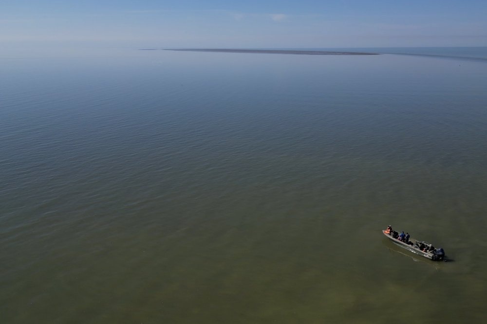 Российские ученые открыли в Северной части Каспийского моря под Астраханью новый остров