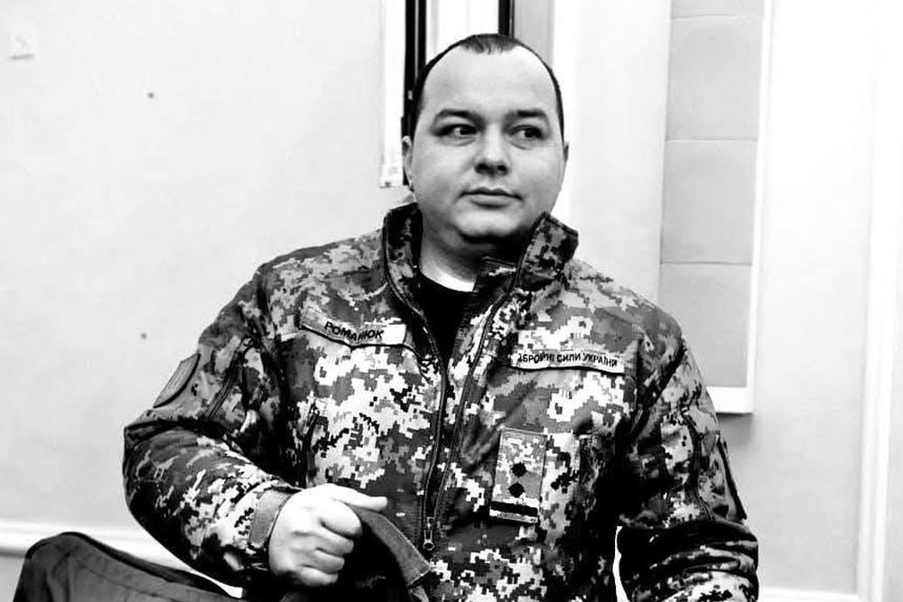 Заместитель командира 110-й ОМБр подполковник Романюк.