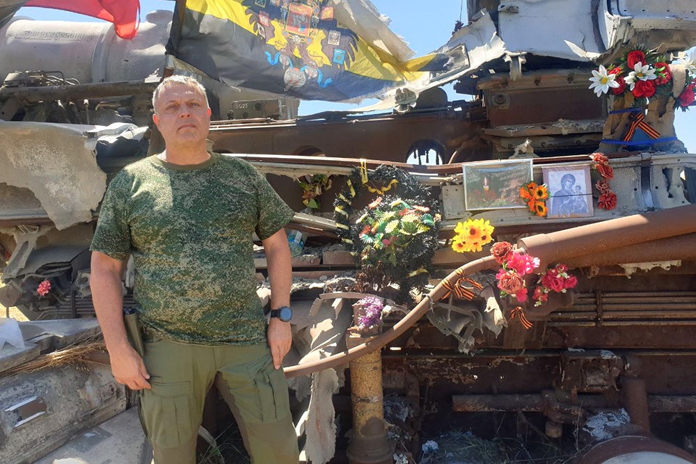 На месте погибшего расчета ЗРК С-300 появился стихийный мемориал