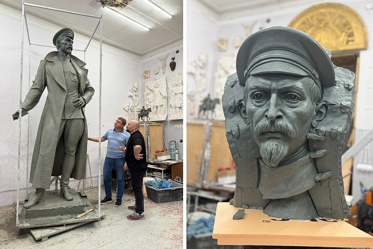 Монумент создает омский скульптор Михаил Минин. Памятник планируют установить в центре города. Монумент создает омский скульптор Михаил Минин. Памятник планируют установить в центре города.