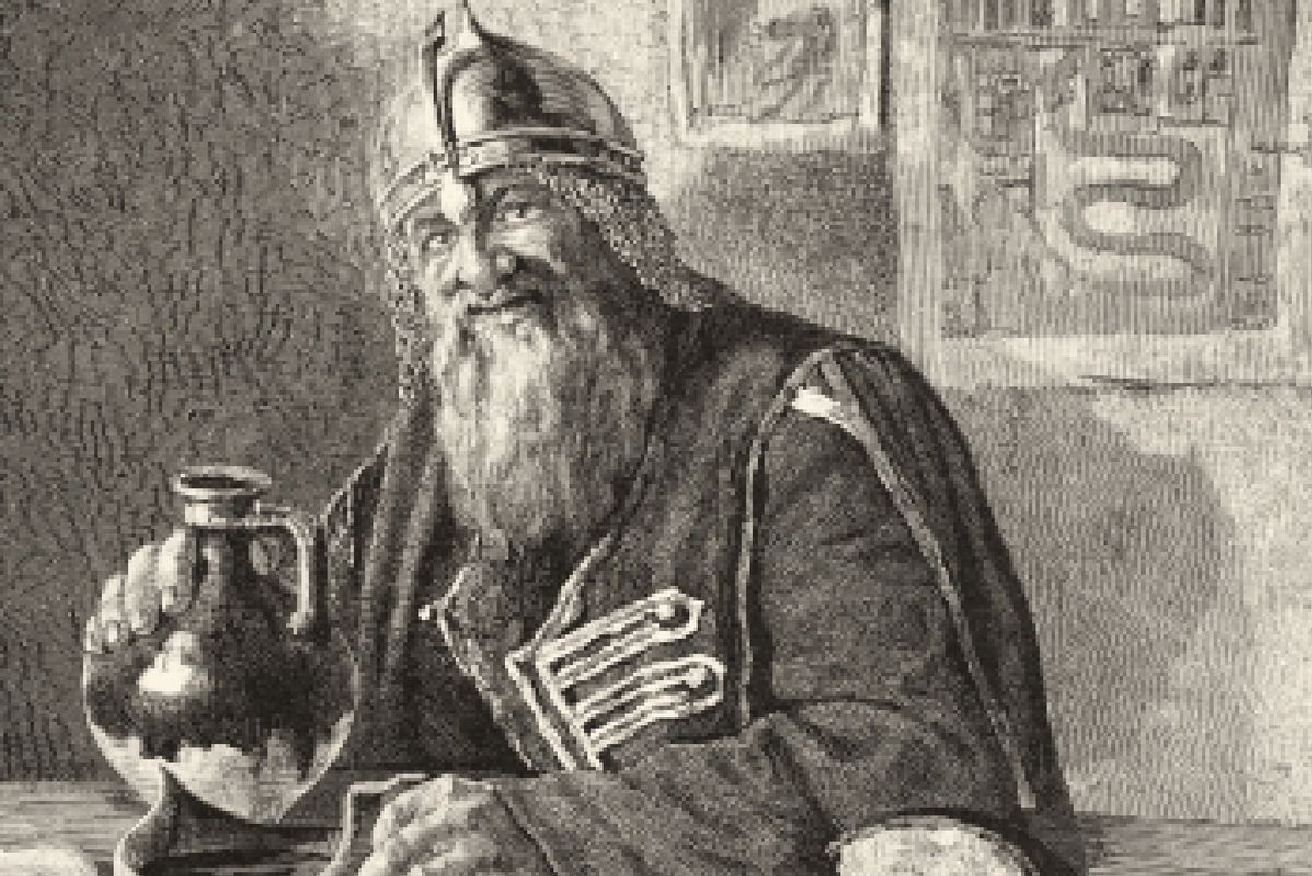 В кружале. Гравюра на дереве с оригинала А. Янова. "Всемирная Иллюстрация". 1883 г