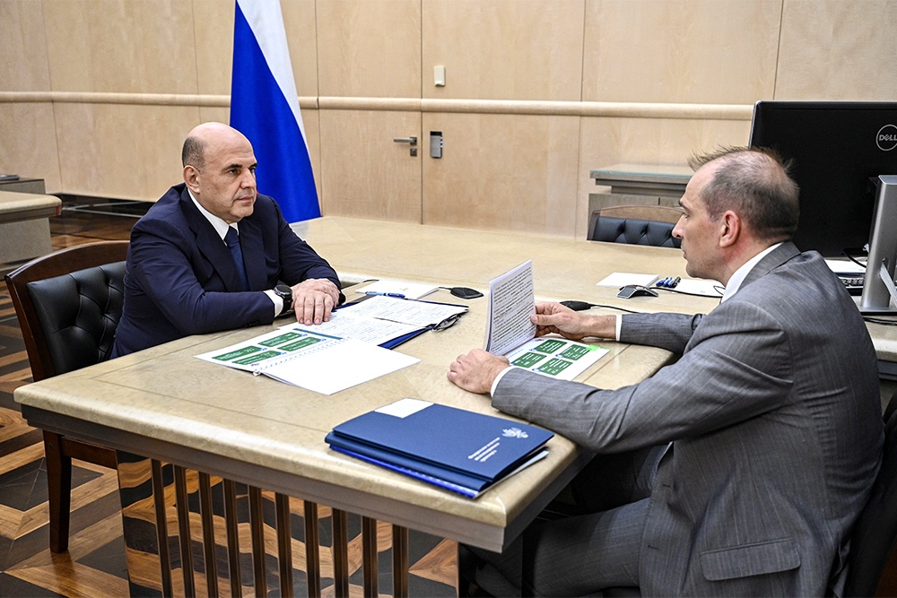 Александр Сахаров рассказал Михаилу Мишустину о работе и новых проектах Росжелдора.