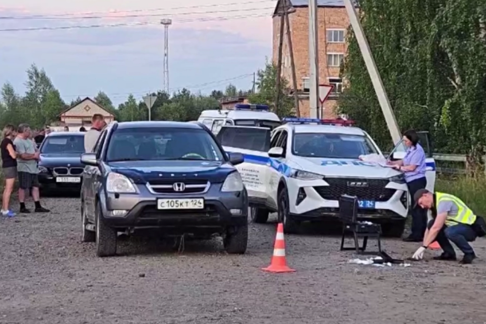 Под Красноярском госпитализировали водителя, стрелявшего в полицейских