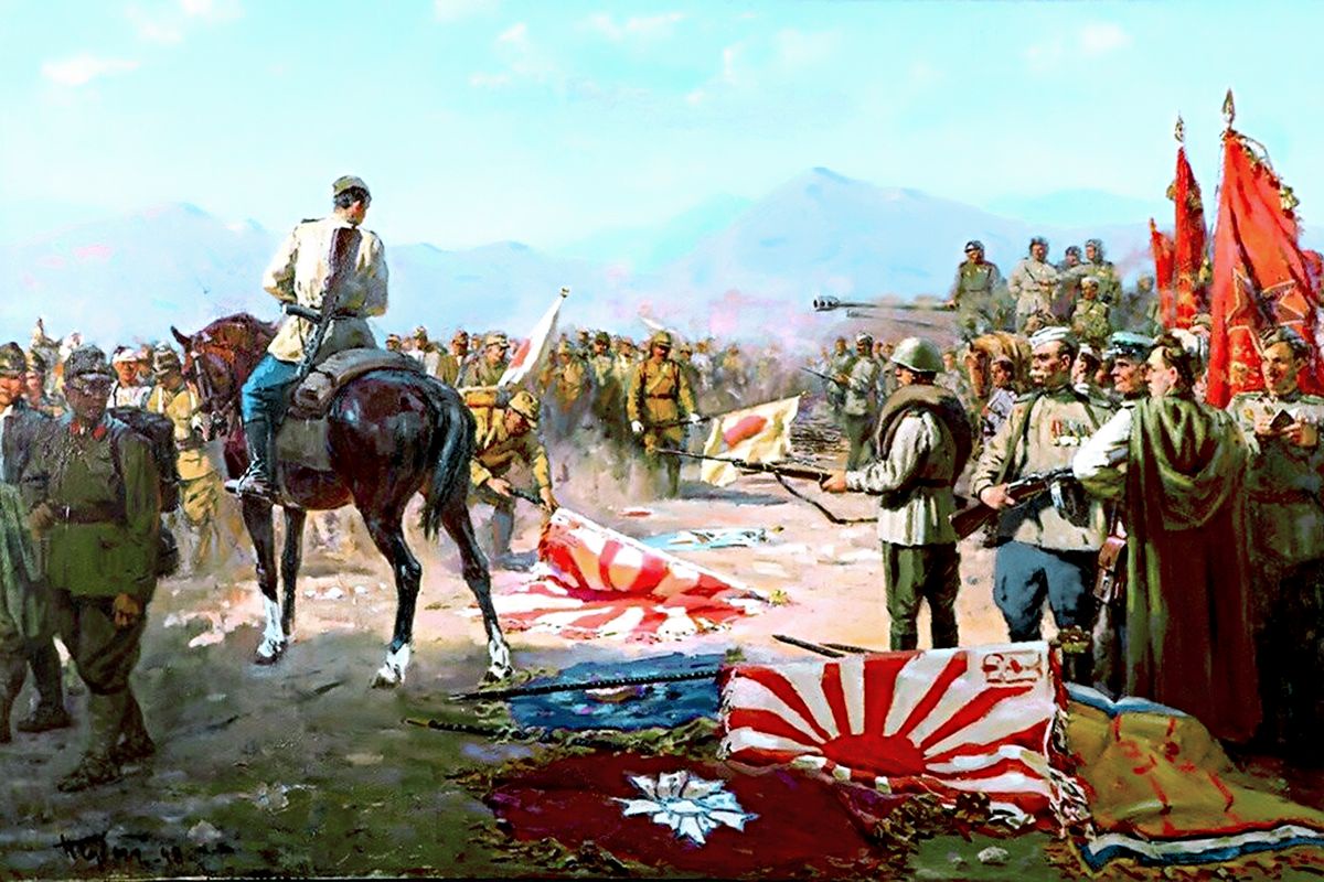П. Судаков. Капитуляция Квантунской армии. 1948 год. П. Судаков. Капитуляция Квантунской армии. 1948 год.