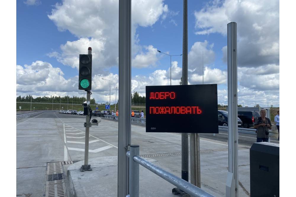 Движение по новой транспортной развязке на трассе М-11 открыли в Тверской области